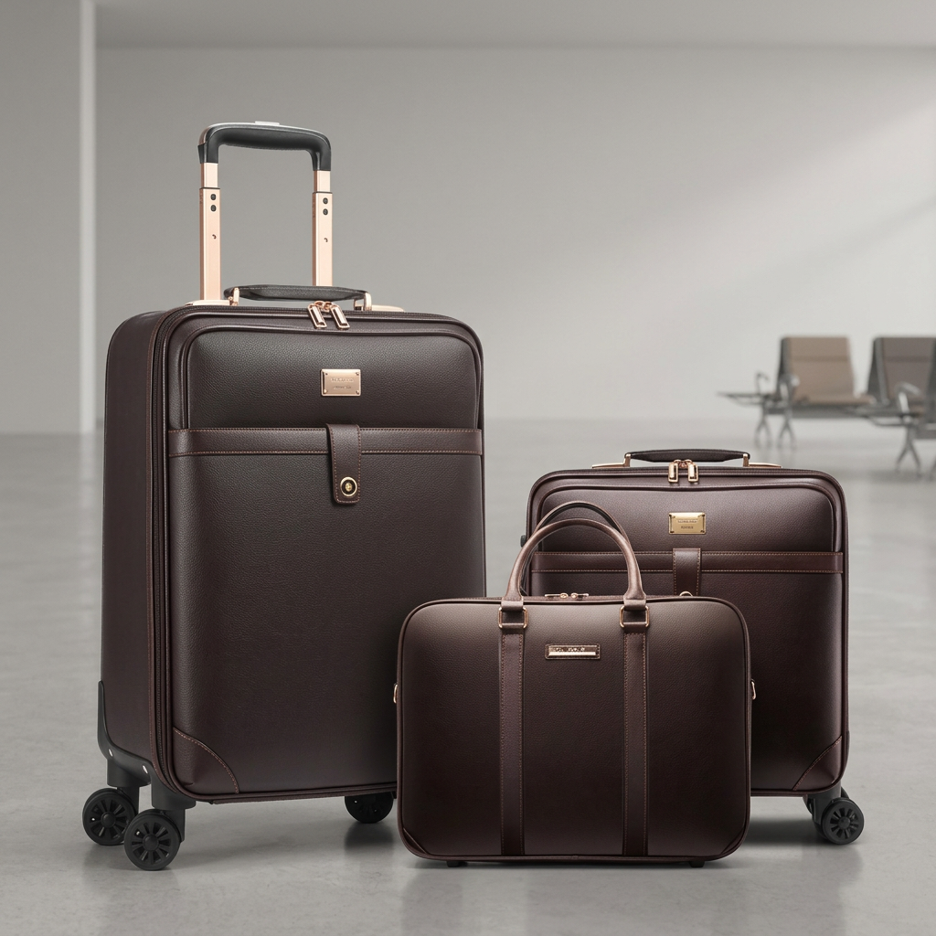 Ensemble de bagages marron assortis